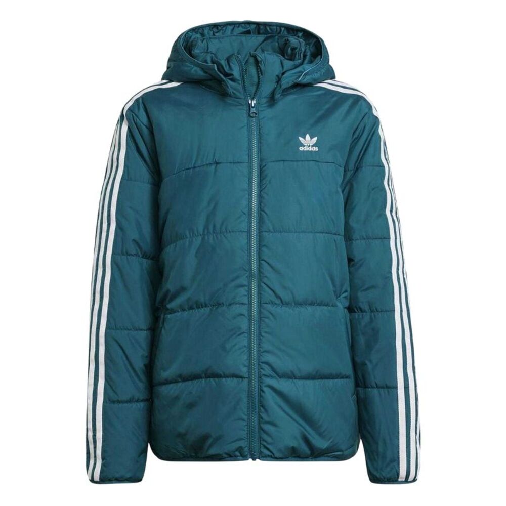 Adidas Childrens/Kids Originals 3 Stripes Padded Jacket / Teal